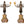 Load image into Gallery viewer, Pair of French 19th Century Empire Style Bronze, Ormolu &amp; Marble Candelabras.
