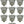 Load image into Gallery viewer, Set of Ten Murano “Rostrate” Glass Sconces Attributed to Barovier e Toso, 1970&#39;s
