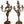 Load image into Gallery viewer, Early 19th Century Pair of Gilt Bronze Candelabras in the Manner of Henry Dasson

