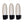 Load image into Gallery viewer, Set of 3 Wagenfeld Style Milky Glass Sconces with Black Base. Germany, 1950's.
