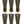 Load image into Gallery viewer, Set of Six Gray Murano Glass Impero Sconces, Italy, 1980's.
