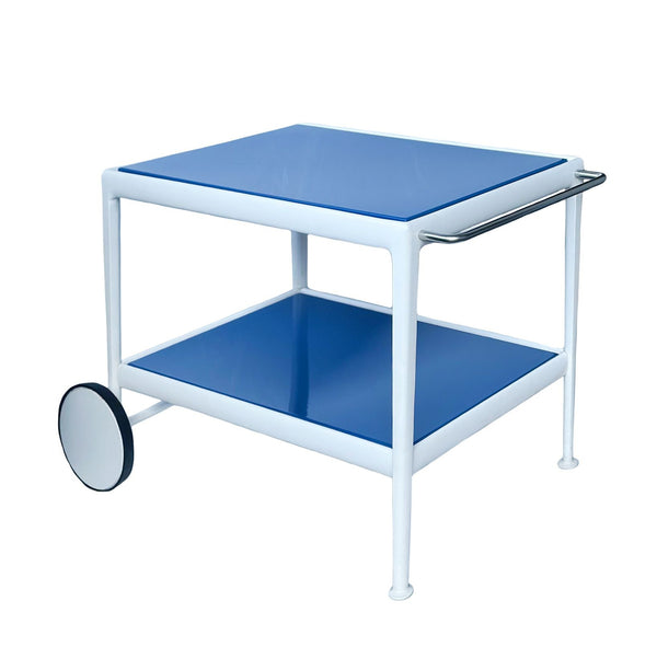 Vintage Blue Serving Cart by Richard Schultz