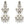 Load image into Gallery viewer, Pair Italian Crystal Beaded Wall Sconces, Mid-20th Century
