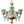 Load image into Gallery viewer, Italian Murano Glass Multi-Color Floral Chandelier
