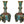 Load image into Gallery viewer, Pair of 19th Century Chinese Cloisonné Elephant Gu Vases
