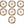 Load image into Gallery viewer, Mid-19th Century Set of Seven Chinese Export Rose Mandarin Porcelain Plates
