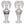 Load image into Gallery viewer, Pair of Hoffmann Art Deco Crystal Nude Figural and Grape Decanters, 1920's.
