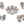 Load image into Gallery viewer, Set of Five Baccarat Crystal Animal Figures &amp; Bowl. Late 20th Century.

