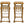 Load image into Gallery viewer, Pair of Early 20th Century Chinese Hand Carved Wood Pedestals Faux Bamboo Style
