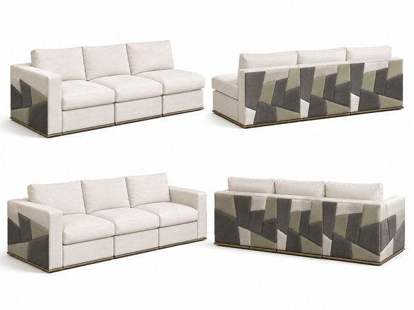 Pair of Nathan Anthony “Haus” Custom Sofas. U.S.A. 21st Century