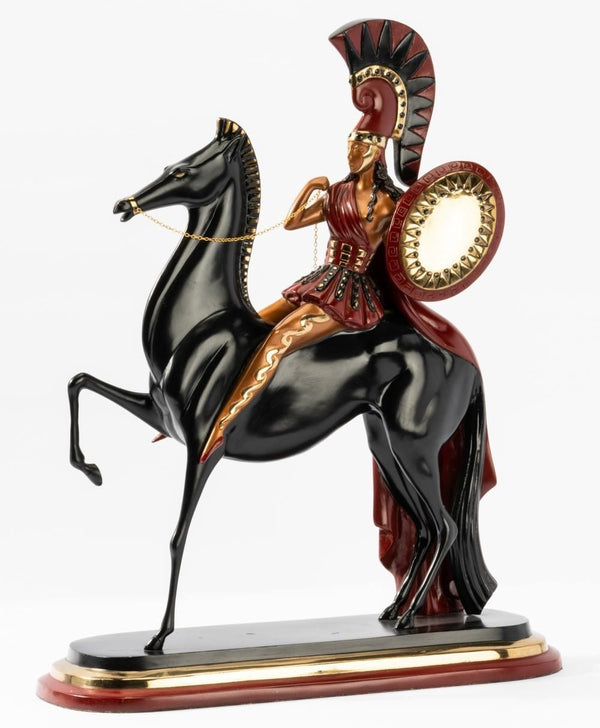 "Amazon" Bronze Sculpture by Erté, 1985