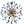 Load image into Gallery viewer, Italian Sputnik Chandelier Cobalt Blue Murano Glass Spheres, Early 21st Century.
