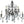 Load image into Gallery viewer, French 1950&#39;s Wrought Iron, Cut Glass and Rock Crystal Chandelier
