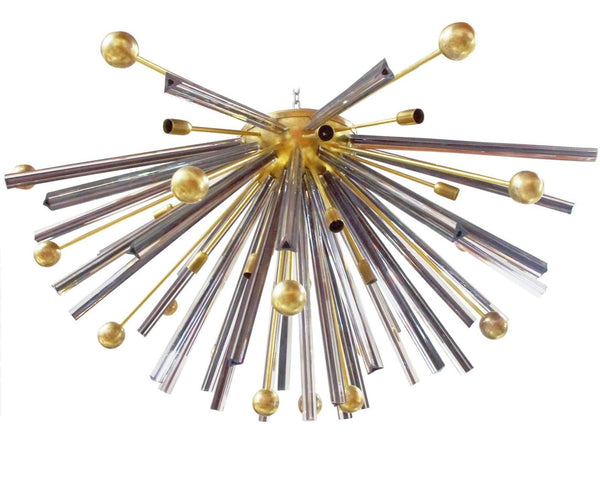 Vintage Italian Sputnik Chandelier/Flush-mount, c. 1980's