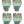 Load image into Gallery viewer, Set of Four Italian 1960's Venini Murano Crystal Tri-Glass Prism Wall Sconces.
