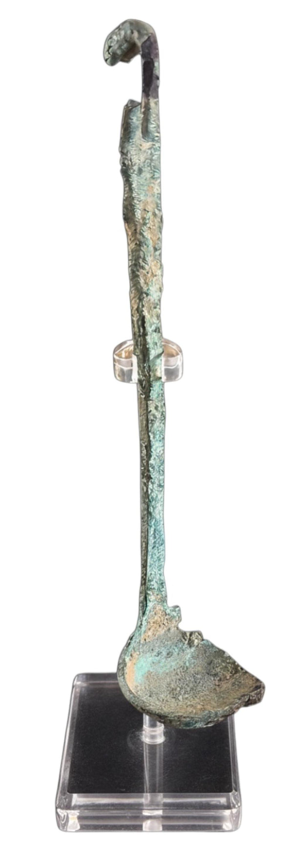 Etruscan Bronze Simpulum Ceremonial Ladle w/ Handle Italy, circa 6th Century BCE