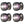 Load image into Gallery viewer, Set of Four Unique Vintage Italian Sconces w/ Clear Murano Glass, 1960’s
