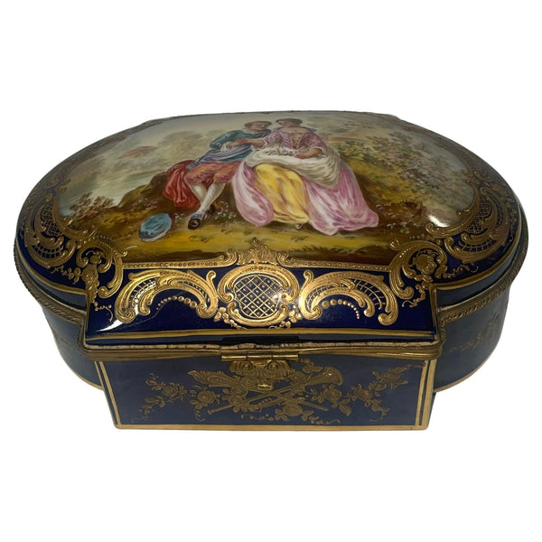 19th Century French Sèvres Porcelain Box