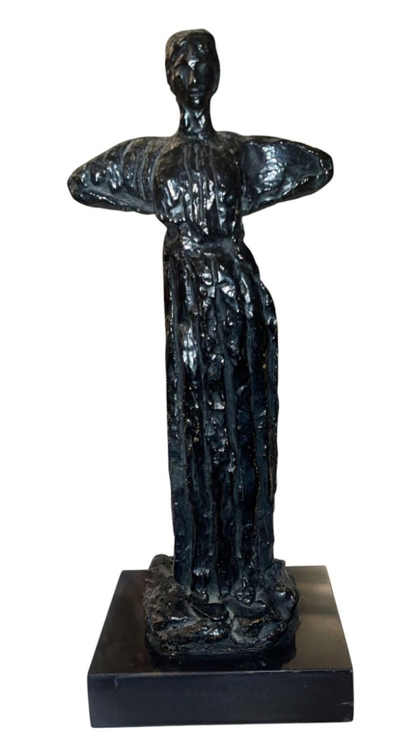 Émile-Antoine Bourdelle Bronze Statuette Representing Madeleine Charnaux.