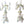 Load image into Gallery viewer, Pair of Meissen Style Porcelain Five-Arm Candelabras. Germany, 20th century.
