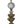 Load image into Gallery viewer, Large Italian Bronze Oil Lamp Electrified Cut Glass Cherub Base
