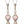 Load image into Gallery viewer, Pair of Italian Pink Murano Glass &amp; Alabaster Lamps. Mid-20th Century.
