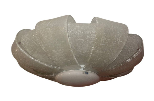Vintage Murano Graniglia Glass Flush Mount by Aureliano Toso. Italy, 1960's.