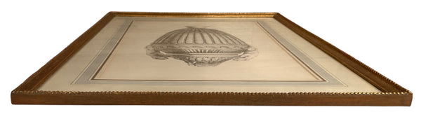 Set of Six Neoclassical Style Etchings After Carlo Antonini. Italy, 20th Century