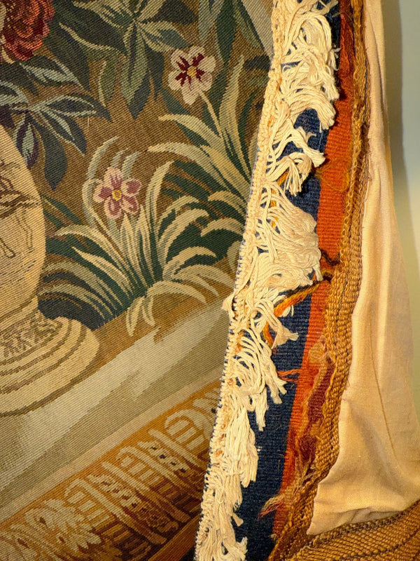 18th Century French “Spring” from Les Enfants Jardiniers Tapestry
