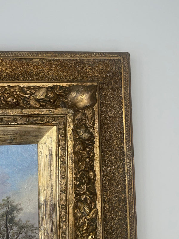 Pair of Late 19th Century Signed Ada Stone Landscape Paintings. United Kingdom.