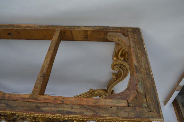 Original English, Neoclassical, Giltwood Console Table