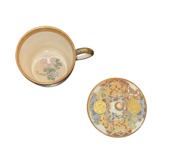 Meiji Period Japanese Satsuma Porcelain Tea Set, 19th Century.