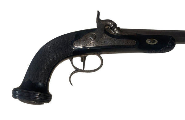 Pair of Mid-19th Century Belgian Percussion Pistols