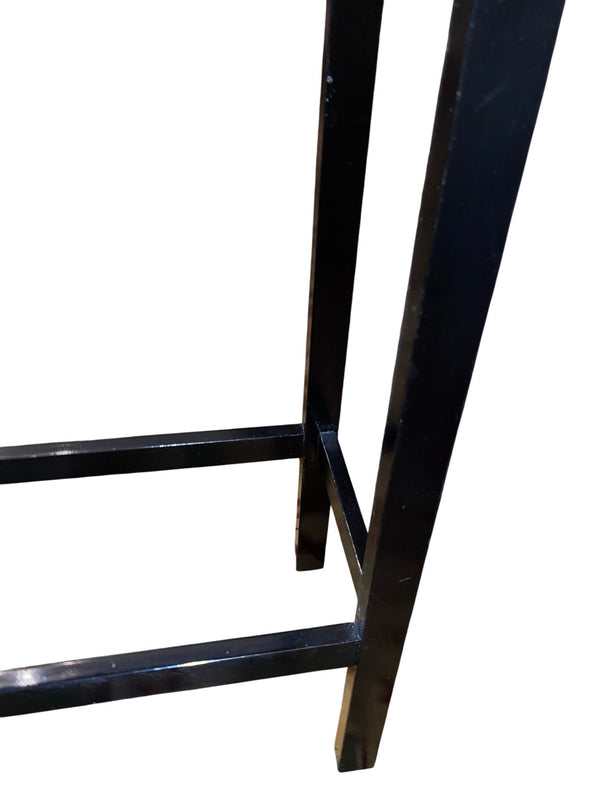 19th Century Italian Ebonized Cabinet with Inlaid Fitted Interior