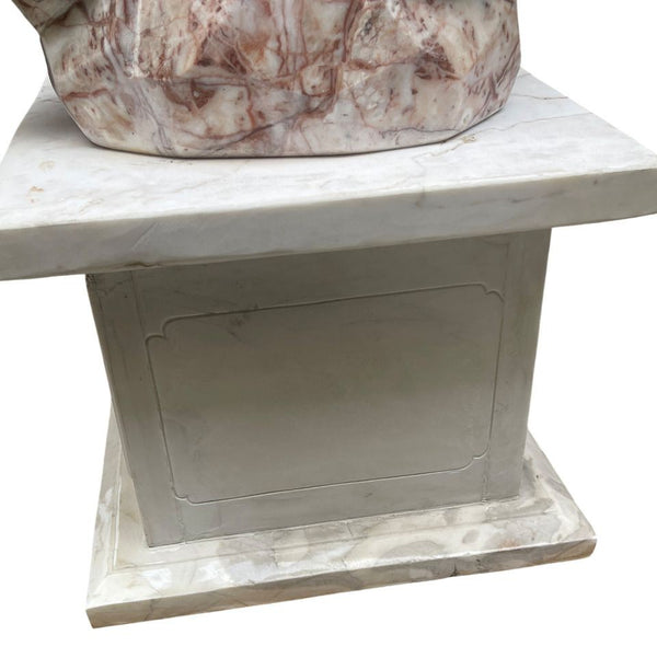 20th Century Italian Life-Size Marble Sculpture of a Dancing Girl.