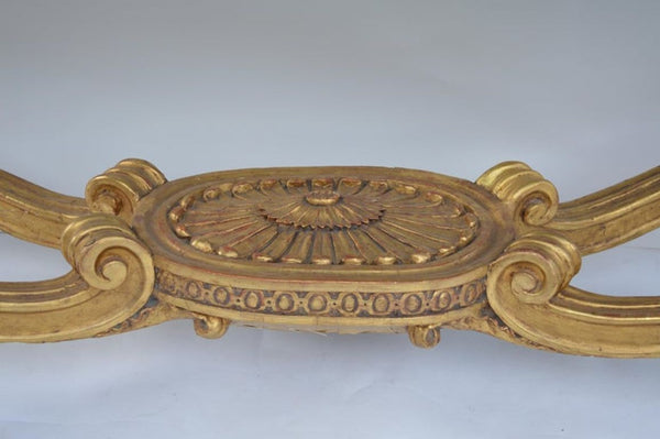 Original English, Neoclassical, Giltwood Console Table