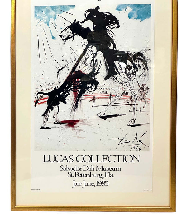 "Picador Bullfight" Lithograph Poster by Salvador Dalí, 1966