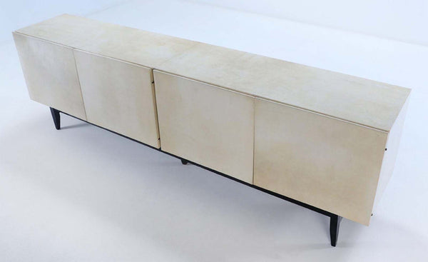 Mid-Century Sideboard in Parchment with Ebonized Base, c. 1960's