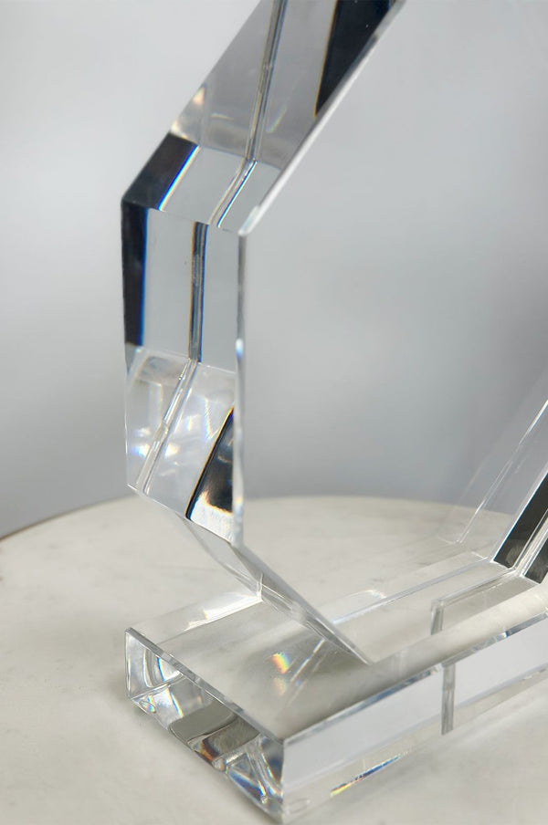 Pair of Modern Lucite Table Lamps by Pegaso Gallery