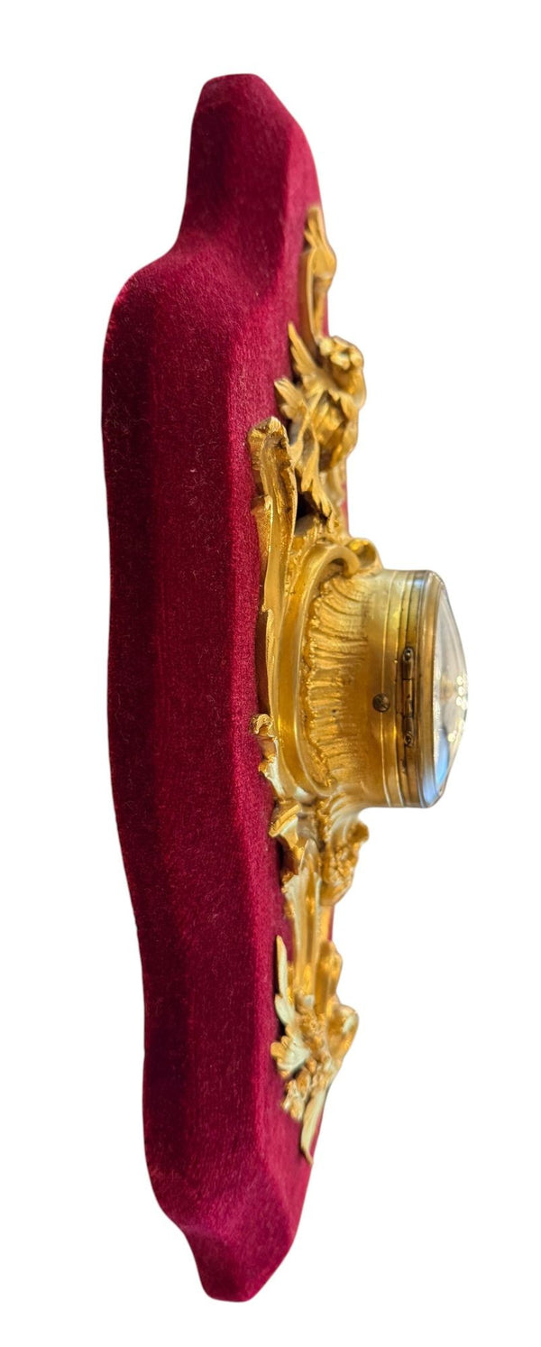 French Louis XV Style Ormolu Cartel Wall Clock by Lecomte, Paris, 19th Century.
