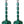 Load image into Gallery viewer, Set of Four Malachite Table Lamps with Nickel Details, Italy, 1970&#39;s.
