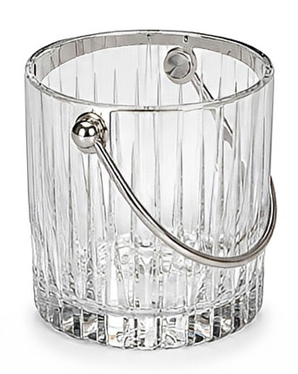 Baccarat Crystal Barware Set with Ice Bucket and Twelve Glasses. 20th Century.