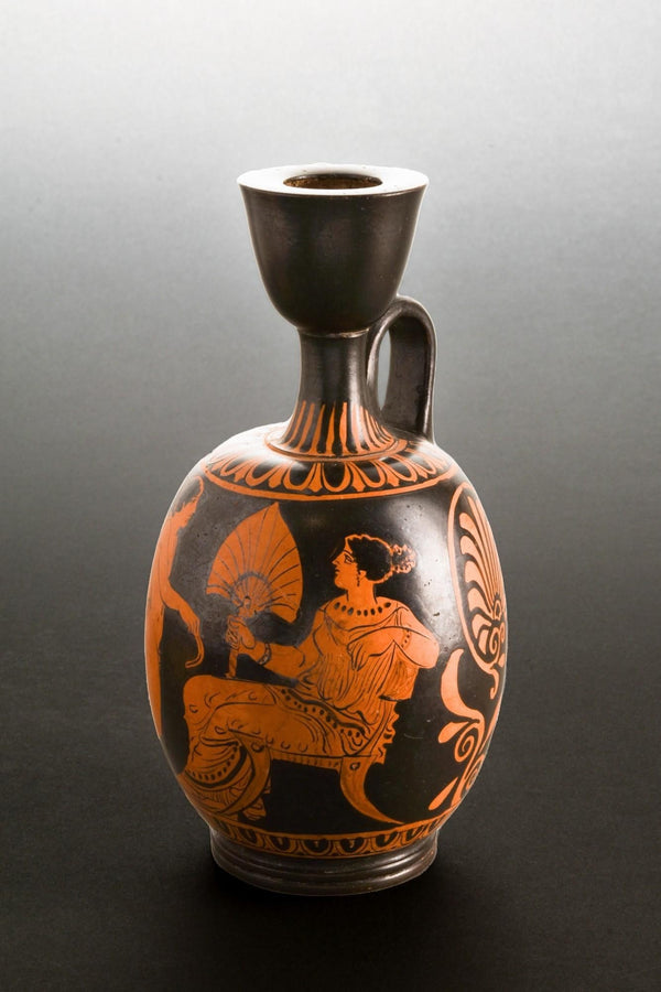 Ancient Apulian Iliupersis Pottery Vase