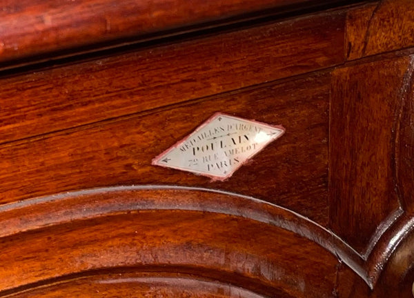 19th-C. French Louis XV–Style Library Table by Poulain