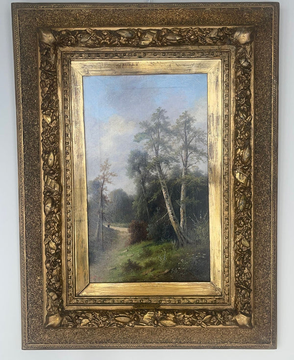 Pair of Late 19th Century Signed Ada Stone Landscape Paintings. United Kingdom.