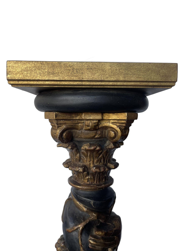 18th Century Traditional Spanish Architectural Solomonic Pedestal