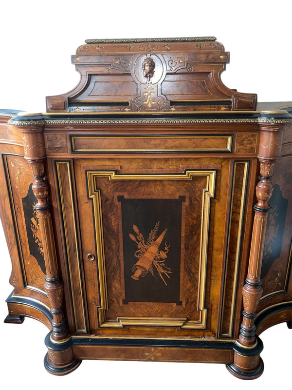 American Victorian Renaissance Revival Cabinet, circa 1875.