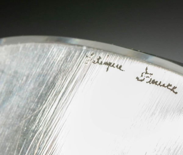 Lalique Mortefontaine Glass Vase – France, Late 20th Century.