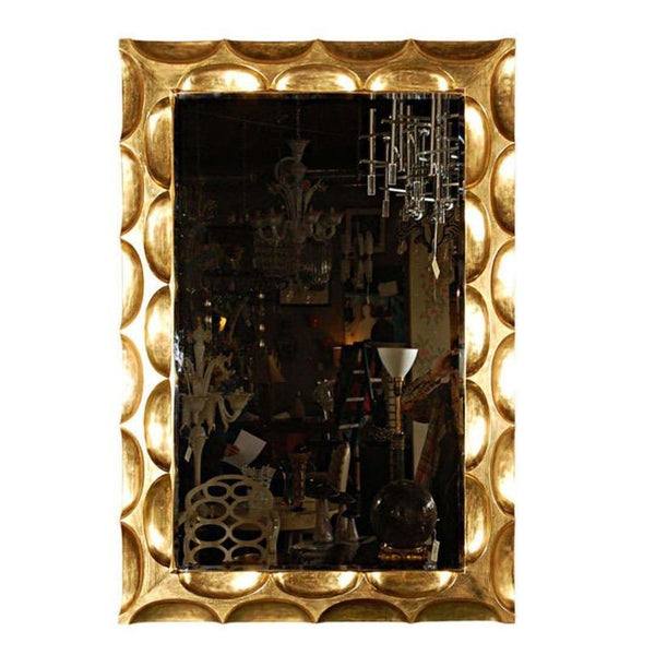 Gilded Honeycomb Mirror by Bryan Cox