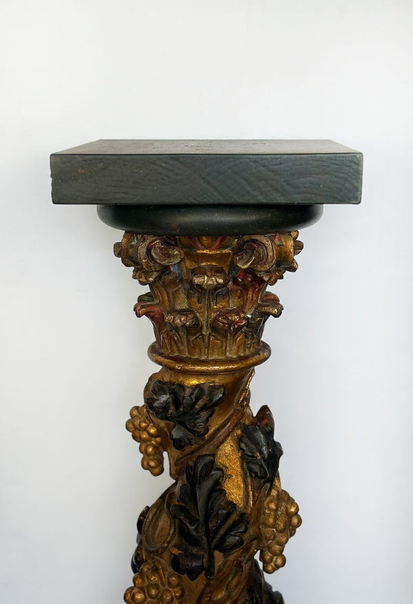 18th Century Spanish Architectural Solomonic Pedestals